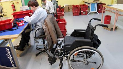 &nbsp; (Le handicap dans le monde de l'entreprise © MaxPPP)