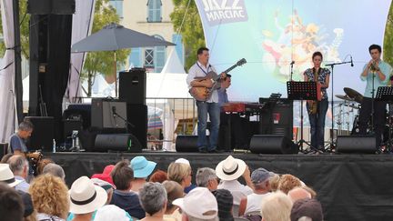 Ouverture du festival Jazz in Marciac, le 29 juillet 2016
 (Sebastien LAPEYRERE/MAXPPP)