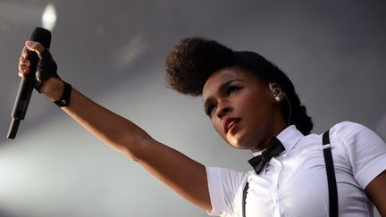 Janelle Monae à Rock en Seine le dimanche 24 août 
 (BERTRAND GUAY / AFP)