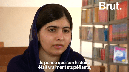 Malala rend&nbsp;hommage à Liu Xiaobo, dissident chinois et prix Nobel de la paix. (Brut)