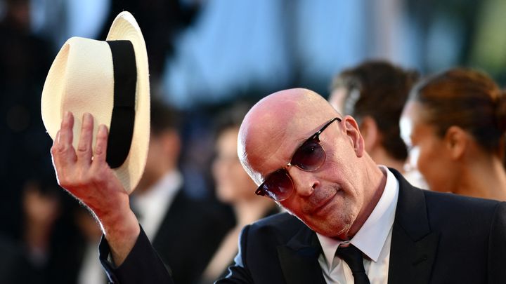 Le réalisateur Jacques Audiard après la projection de son film "Emilia Perez" au Festival de Cannes, le 18 mai 2024. (CHRISTOPHE SIMON / AFP)