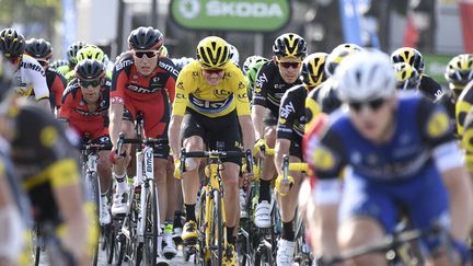 Le Britannique Christopher Froome lors de la dernière étape du Tour de France, dimanche 24 juillet 2016. (YORICK JANSENS / BELGA MAG / AFP)