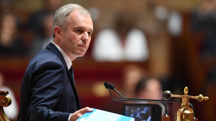 Le président de l'Assemblée nationale, François de Rugy, lors des questions au gouvernement, le 12 juillet 2017.&nbsp; (ALAIN JOCARD / AFP)