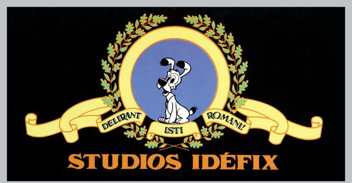 Logo studio idéfix
 (Fonds d’archives Institut René Goscinny © Droits réservés )