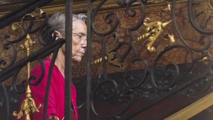 La Première ministre Elisabeth Borne à l'Hôtel de Matignon à Paris le 15 septembre 2022 (VINCENT ISORE / MAXPPP)