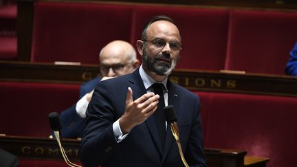 Edouard Philippe lors des questions au gouvernement, à l'Assemblée nationale, le 16 juin 2020. (STEPHANE DE SAKUTIN / AFP)