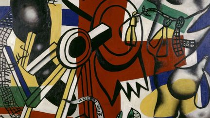 &quot;Adieu New York&quot; de Fernand Léger - Huile sur toile - 1946
 (ADAGP, Paris 2012)