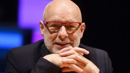 Brian Eno à Karlsruhe (29 novembre 2014)
 (Uli Deck / EPA / MAXPPP)