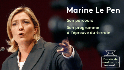 Marine Le Pen prononce un discours à Bordeaux, le 18 novembre 2007, après la réélection de son père à la tête du Front National.

 (Regis Duvignau / REUTERS)