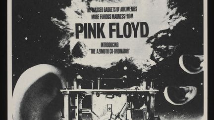 Une affiche réalisée par l'atelier de graphisme Hipgnosis, très inspiré par le surréalisme, qui a signé de nombreuses pochettes de Pink Floyd. 
