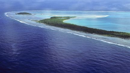 Atoll sur le territoire des Iles Cook. (EDUCATION IMAGES / UNIVERSAL IMAGES GROUP EDITORIAL)