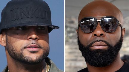 Les rappeurs Kaaris (G) et Booba (D)
 (Dominique FAGET / AFP)