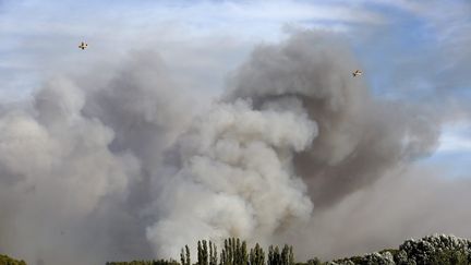 Un incendie avait déjà frappé la commune de Port-de-Bouc (Bouches-du-Rhône), le 15 juillet 2017. (MAXPPP)