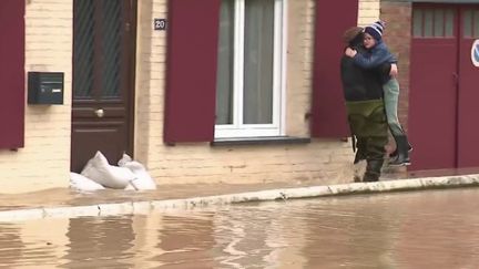 Intempéries : le Nord inondé, les massifs enneigés (CAPTURE D'ÉCRAN FRANCE 3)