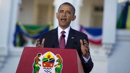 Barack Obama, le 1er juillet 2013. (SAUL LOEB / AFP)