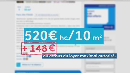 Selon une étude publiée par l'association&nbsp;CLCV le 25 octobre 2016, une grande partie des&nbsp;loyers parisiens ne respectent pas&nbsp;la loi. (VINCENT WINTER / FRANCEINFO)