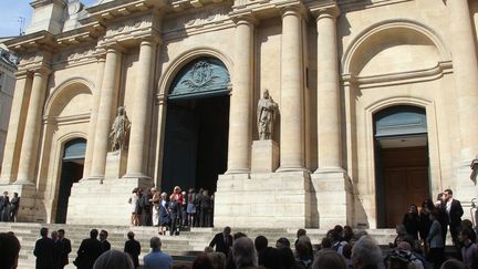 L'entrée de l'église Saint-Toch, à Paris, le 5 mai 2011. (PIERRE VERDY / AFP)