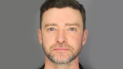 Justin Timberlake's mug shot provided by Sag Harbor police near New York. The American musician was photographed on June 18, 2024 in Sag Harbor after his arrest for drunken driving. (HANDOUT / GETTY IMAGES NORTH AMERICA)