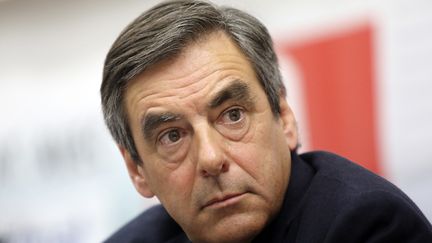 Fran&ccedil;ois Fillon &agrave; Sciences Po Bordeaux &agrave; Pessac, le 6 mars 2014 (NICOLAS TUCAT / AFP)