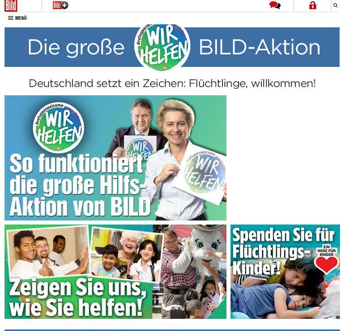 Capture d'écran du magazine allemand «Bild» (DR )