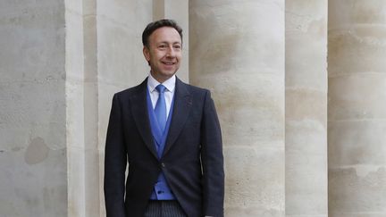 Stéphane Bern aux Invalides, à Paris, le 19 octobre 2019 (FRANCOIS GUILLOT / AFP)