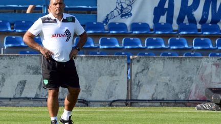 Joël Rey ne sera plus l'entraîneur des avant de la Section paloise la saison prochaine (JEAN-PIERRE MULLER / AFP)