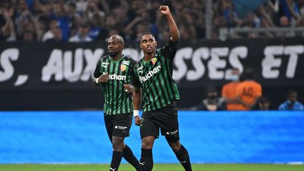 Wesley Saïd a marqué le but de la victoire face à l'Olympique de Marseille dimanche 26 septembre.&nbsp; (CHRISTOPHE SIMON / AFP)