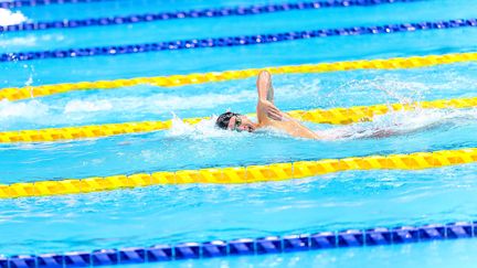 Le nageur Alex Portal a décroché la médaille de bronze sur le 400 mètres S13, le 27 août aux Jeux paralympiques de Tokyo. (CPSF / NGUYEN TUAN)