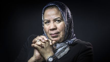 Latifa Ibn Ziaten, mère d'Imad Ibn Ziaten, le premier militaire tué par Mohamed Merah en mars 2012. (JOEL SAGET / AFP)