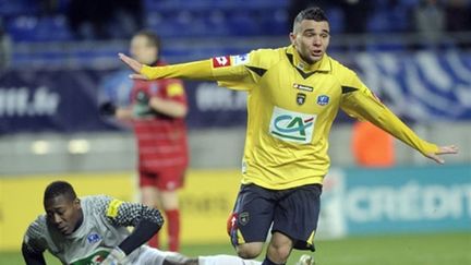 Marvin Martin avec le maillot de Sochaux