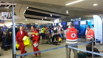 &nbsp; (A l'aéroport de Roissy ce mardi © RF / Mathilde Lemaire)