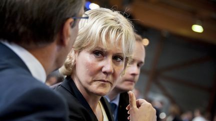 L'eurod&eacute;put&eacute;e Nadine Morano participe au congr&egrave;s fondateur du parti Les R&eacute;publicains, &agrave; Paris, le 30 mai 2015. (YANN KORBI / CITIZENSIDE / AFP)