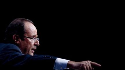 François Hollande à la convention d'investiture du parti socialiste en octobre 2012 (AFP PHOTO / JOEL SAGET)