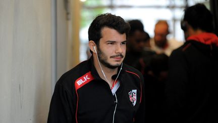 L'ailier du Stade Toulousain, Arthur Bonneval. (JEAN-PIERRE CLATOT / AFP)