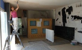 Les travaux de restauration de la villa E 1027
 (Médiéval-AFDP)