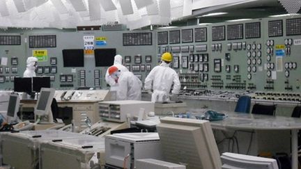 La salle de contrôle du réacteur numéro 2 de la centrale nucléaire de Fukushima (AFP PHOTO - HO - TEPCO VIA JIJI PRESS)