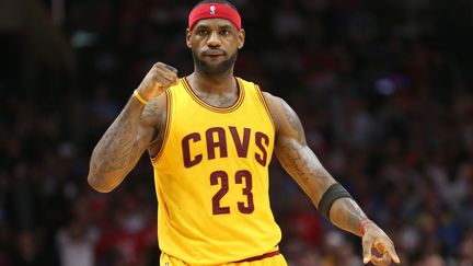 LeBron James, la star des Cleveland Cavaliers.  (STEPHEN DUNN / GETTY IMAGES NORTH AMERICA)