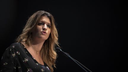 Marlène&nbsp;Schiappa, le 27 octobre 2020, à&nbsp;Albi (Tarn). (LIONEL BONAVENTURE / AFP)