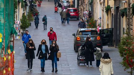 La ville de Rieti, en Italie, le 3 janvier 2022. (RICCARDO FABI / NURPHOTO / AFP)