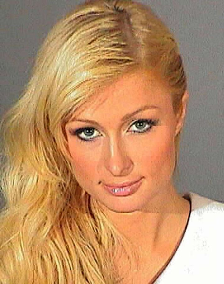 "Mug shot" de Paris Hilton, en 2007. (REX FEATURES/REX/SIPA / SCK)