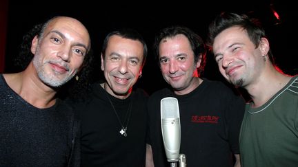 Le groupe Pow Wow en octobre 2005 à Amnéville : Ahmed Mouici, Alain Chennevière, Pascal Périz et David Mignonneau (qui avait remplacé alors Bertrand Pierre) (Maury GOLINI / /LE REPUBLICAIN LORRAIN / MAXPPP)