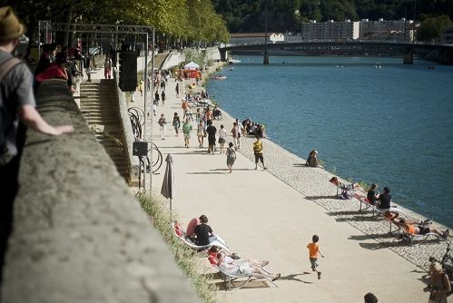 Les Rives de Saône, nouvel espace dédié à la promenade 
 (ITEM Corporate)