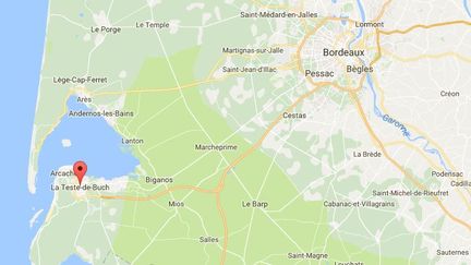 Deux policiers ont été hospitalisés après une interpellation "musclée" à La-Teste-de-Buch (Gironde) (CAPTURE ECRAN GOOGLE MAPS)