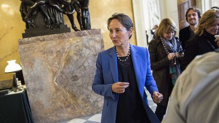 La ministre de l'Ecologie, S&eacute;gol&egrave;ne Royal, &agrave; l'Assembl&eacute;e nationale &agrave; Paris, le 7 octobre 2014. (MAXPPP)