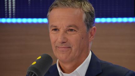 Nicolas Dupont-Aignan, candidat à l'élection présidentielle de 2017. Député-maire d'Yerres (Essonne). Président de "Debout la France" (Jean-Christophe Bourdillat / Radio France)