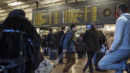 Le hall de la gare de Lyon Part-Dieu, le 22 d&eacute;cembre 2013. (  MAXPPP)