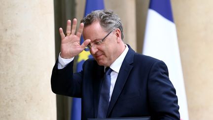 Le ministre de la Cohésion des territoires, Richard Ferrand, le 18 mai 2017 à l'Elysée. (MAXPPP)