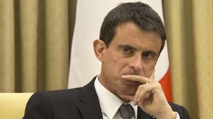 &nbsp; (En déplacement en Israël, Manuel Valls a dû ferrailler avec la CGT © Sebastian Scheiner/AP/SIPA)