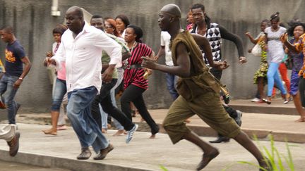 Abdoul Karim Konaté (premier plan en kaki) dans "Run"
 (DR)