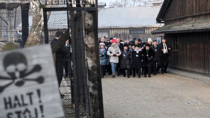 Les commémorations des 75 ans de la libération du camp nazi d'Auschwitz-Birkenau, le 27 janvier 2020 (ANDRZEJ GRYGIEL / EPA / NEWSCOM / MAXPPP)